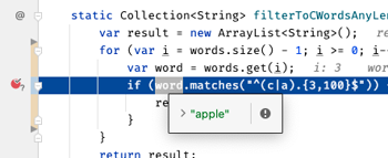 Conditional Breakpoint Hit